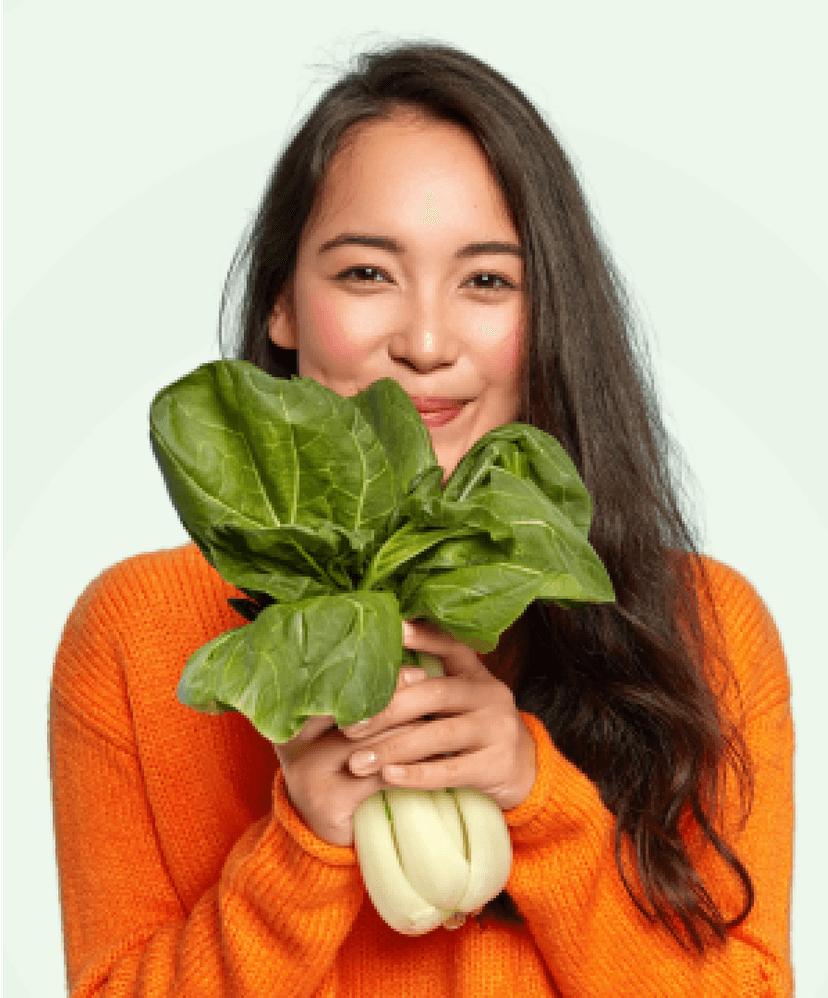 Girl with Vegetable